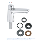 Кран для раковины GROHE Euroeco Cosmopolitan T автоматический, без функции смешивания, хром (36265000)