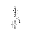 Кран для раковины GROHE Euroeco Cosmopolitan T автоматический, без функции смешивания, хром (36265000)
