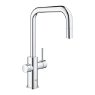 Смеситель для кухни GROHE Blue Home с системой фильтрации, охлаждения и газирования воды, Wi-Fi, хром (31543000)