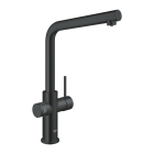 Смеситель для кухни GROHE Blue Home с системой фильтрации, охлаждения и газирования воды, Wi-Fi, черный бархат (31454KS1)