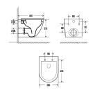 Комплект инсталляции GROHE Rapid SL 38775001 с унитазом AQUAme AQM2002MGR и сиденьем с микролифтом (NW0309)