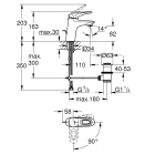 Смеситель для раковины GROHE Eurostyle, S-size, хром (23374003)