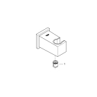 Подключение для душевого шланга с держателем ручного душа GROHE Euphoria Cube, хром, (26370000)