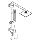 Душевая система GROHE Euphoria Cube System 150 с переключателем потоков, хром (27696000)