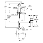 Смеситель для раковины GROHE Eurosmart, S-size, хром (32926003)