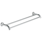 Двойной держатель для полотенца GROHE Essentials Authentic, хром (40654001)