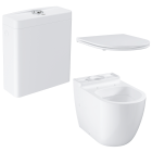 Унитаз напольный GROHE Bau Ceramic с бачком и сиденьем с микролифтом (NW0099)