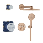 Душевая система GROHE Grohtherm SmartControl с термостатом для душа, теплый закат матовый (34863DL0)