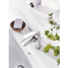 Смеситель для раковины GROHE Wave с донным клапаном, S-Size, хром (32284001)