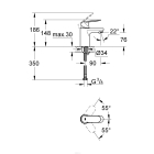 Готовый комплект для ванной комнаты GROHE Eurosmart Cosmopolitan (NB0002-2/S)