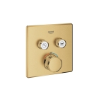 Внешняя часть термостата для ванны и душа GROHE Grohtherm SmartControl на 2 потребителя, холодный рассвет матовый (29124GN0)