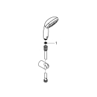 Душевой набор GROHE Tempesta 100, 2 режима, 1250 мм, 5,6 л/мин, хром (2779810E)