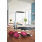 Мойка GROHE K700 60-S 55/45 1.0, нержавеющая сталь (31726SD0)