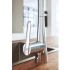 Мойка GROHE K700 60-S 55/45 1.0, нержавеющая сталь (31726SD0)