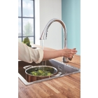 Мойка GROHE K700 60-S 55/45 1.0, нержавеющая сталь (31726SD0)