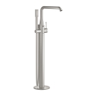 Внешняя часть смесителя для ванны GROHE Essence напольного монтажа, суперсталь (23491DC1)