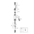 Смеситель для раковины GROHE Eurocube Joy, M-size, хром (23658000/U) (царапины на корпусе)
