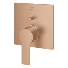 Внешняя часть смесителя для ванны GROHE Allure скрытого монтажа на 2 потребителя, квадратная, теплый закат матовый (19315DL1)