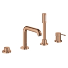 Смеситель для ванны GROHE Essence на 4 отверстия, на край ванны, теплый закат глянец (19578DA1)