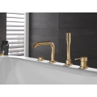 Смеситель для ванны GROHE Essence на 4 отверстия, на край ванны, холодный рассвет глянец (19578GL1)