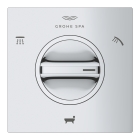 Внешняя часть переключателя потоков GROHE Allure на 3 положения, хром (19590001)