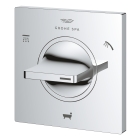 Внешняя часть переключателя потоков GROHE Allure на 3 положения, хром (19590001)