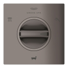 Внешняя часть переключателя потоков GROHE Allure на 3 положения, темный графит глянец (19590A01)