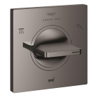 Внешняя часть переключателя потоков GROHE Allure на 3 положения, темный графит глянец (19590A01)