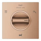 Внешняя часть переключателя потоков GROHE Allure на 3 положения, теплый закат матовый (19590DL1)