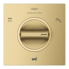Внешняя часть переключателя потоков GROHE Allure на 3 положения, холодный рассвет матовый (19590GN1)