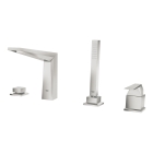 Смеситель для ванны GROHE Allure Brilliant на 4 отверстия, на край ванны, суперсталь (19787DC1)