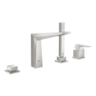 Смеситель для ванны GROHE Allure Brilliant на 4 отверстия, на край ванны, суперсталь (19787DC1)