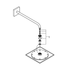 Верхний душ GROHE Rainshower F-Series 254, 1 режим, 422 мм, хром (26259000)