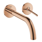 Внешняя часть смесителя для раковины GROHE Atrio Joy настенного монтажа на 2 отверстия, теплый закат глянец (19918DA3)