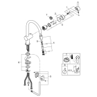 Смеситель для кухни GROHE Minta с вытяжным C-изливом, хром (32918000)