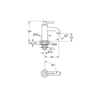 Кран для раковины GROHE Atrio, без функции смешивания, XS-Size, темный графит матовый (20021AL3)