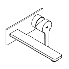 Внешняя часть смесителя для раковины GROHE Lineare, L-Size, хром (23444001)