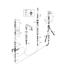 Смеситель для ванны GROHE Lineare на 4 отверстия, хром (19577001)