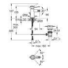 Смеситель для биде GROHE Start Classic с донным клапаном, хром (23785000)