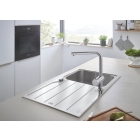 Мойка GROHE K500 45-S 86/50 1.0 оборачиваемая с корзинчатым вентилем, нержавеющая сталь (31571SD1)