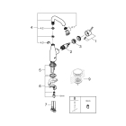 Смеситель для раковины GROHE Essence, M-size, хром (23463001)