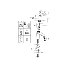 Смеситель для раковины GROHE Eurodisc Cosmopolitan, M-size, хром (23449002)