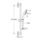 Готовый комплект для ванной комнаты GROHE Tempesta (NB0009)