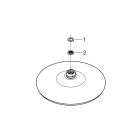 Набор для комплектации душа, GROHE Eurosmart Cosmopolitan, с верхним душем Tempesta 210, хром, (25219001)