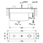 Встраиваемая часть смесителя GROHE, однорычажный (33341000)
