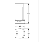 Батарея для Grohe PureFoam Global Black (1050769990)