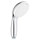 Душевой гарнитур GROHE Tempesta 100, 2 режима струи, душевая штанга 600 мм, 5,7 л/мин, хром/белый (2759810E)