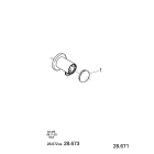 Подключение для душевого шланга GROHE Relexa, хром (28671000)