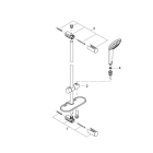 Готовый комплект для ванной комнаты GROHE Eurostyle new, белая луна (NB0019)