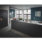 Мойка GROHE K700 60-S 55/45 1.0, нержавеющая сталь (31726SD0)